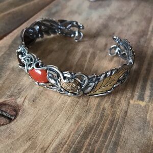 Carolyn Pollack "Autumn" Sterling Cuff Bracelet